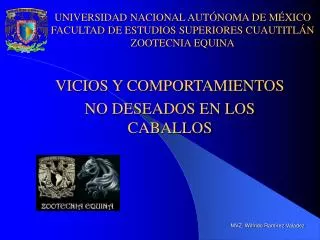 universidad nacional aut noma de m xico facultad de estudios superiores cuautitl n zootecnia equina