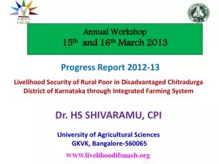 Progress Report 2012-13
