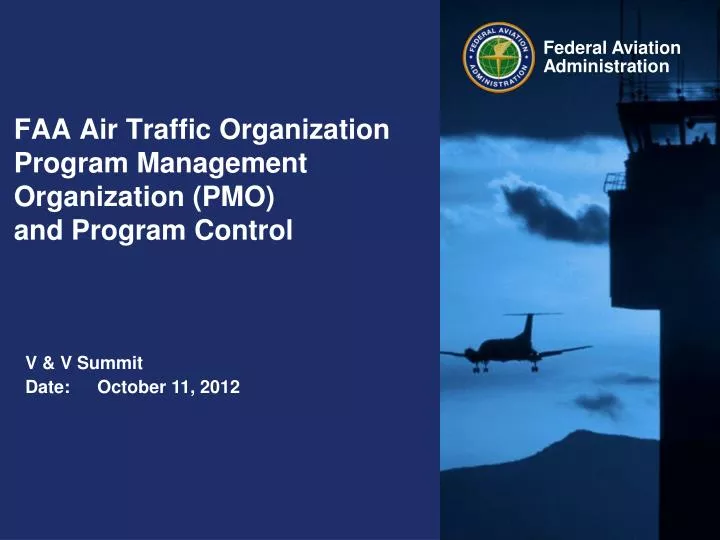 faa air traffic organization program management organization pmo and program control