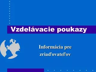 vzdel vacie poukazy