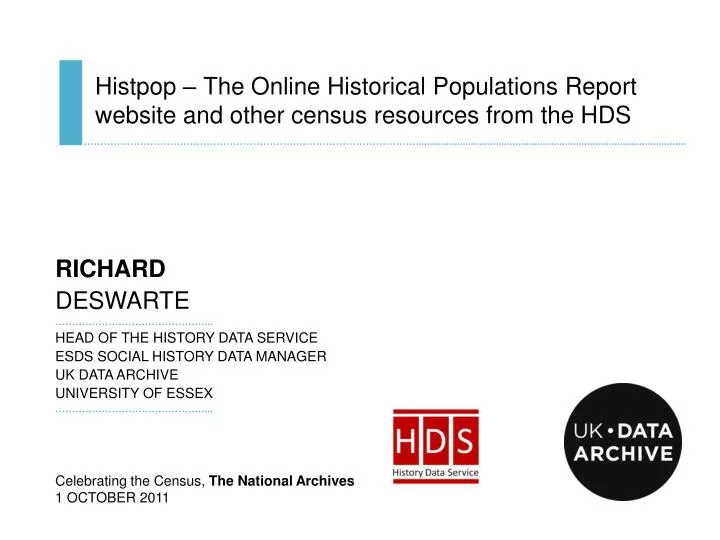 histpop the online historical populations report website and other census resources from the hds
