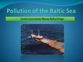 pollution of the baltic sea