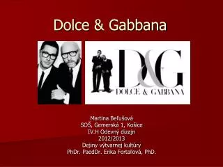 dolce gabbana
