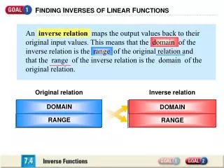 Original relation