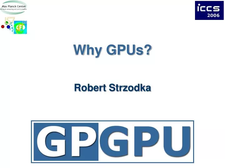 why gpus