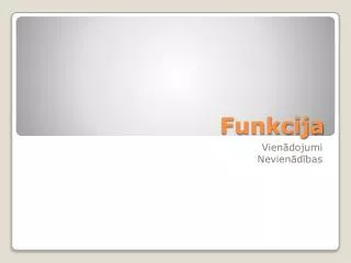 funkcija