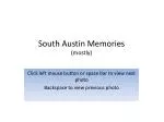 South Austin Memories (mostly) - slide 1