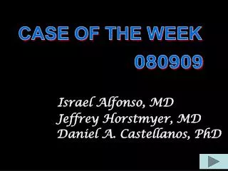 Israel Alfonso, MD