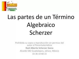 las partes de un t rmino algebraico scherzer