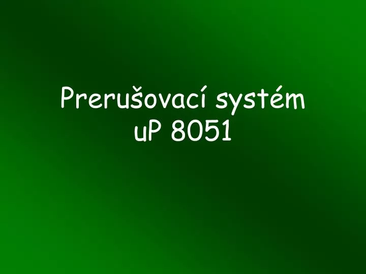 preru ovac syst m up 8051