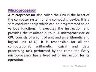 Microprocessor