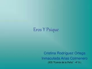 eros y psique