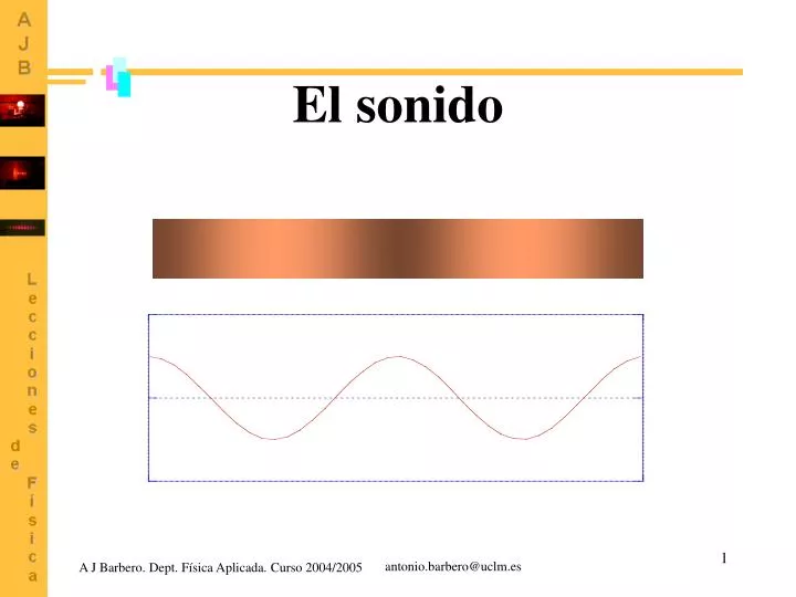 el sonido