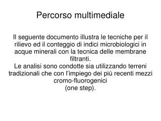 percorso multimediale