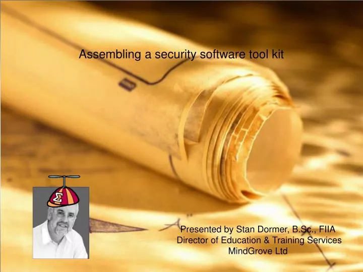 assembling a security software tool kit