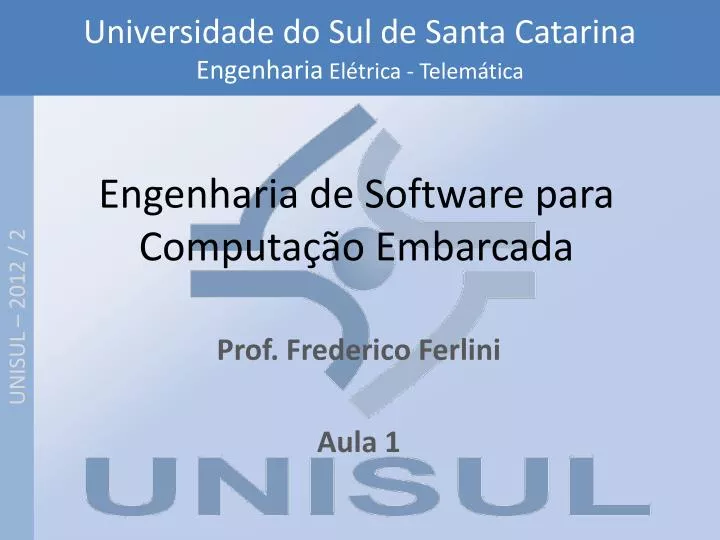 engenharia de software para computa o embarcada