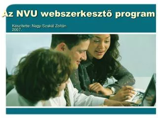 az nvu webszerkeszt program