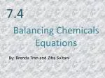 Balancing Chemicals E quations - slide 1