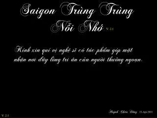 Saigon Truøng Truøng Noãi Nhôù