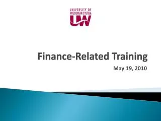 Finance-Related Training