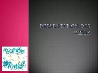 pr sentation des v ux