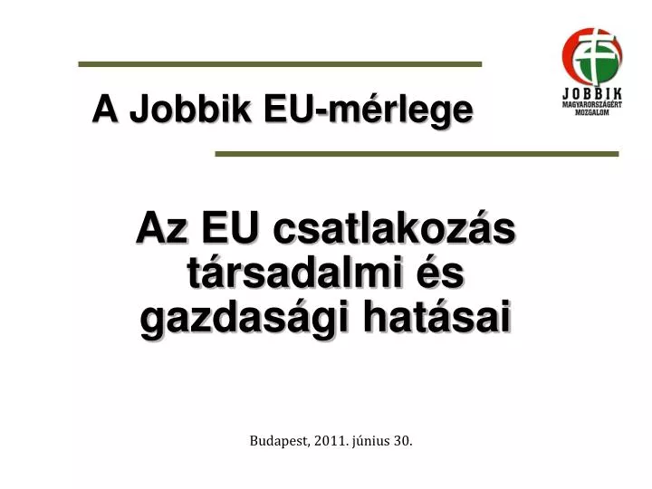 a jobbik eu m rlege