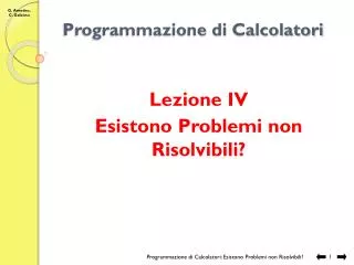 programmazione di calcolatori