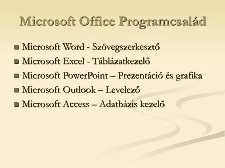 microsoft office programcsal d
