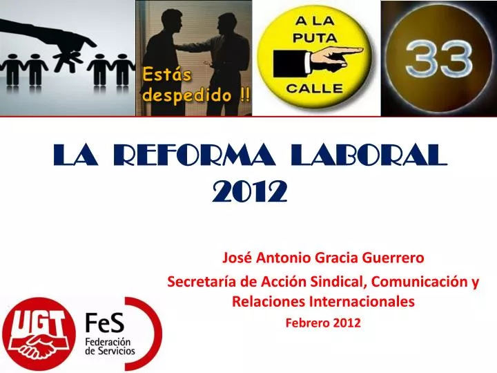 la reforma laboral 2012