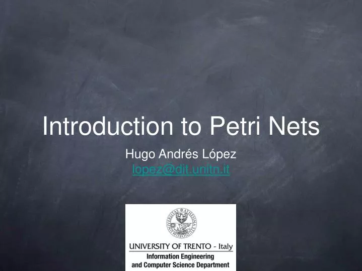 introduction to petri nets