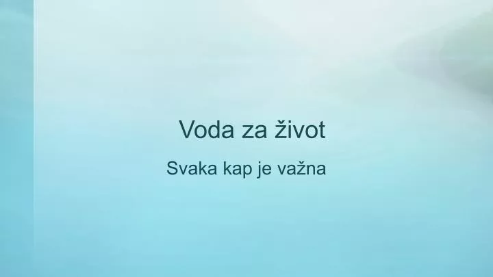 voda za ivot