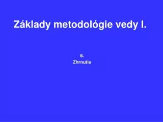 6 zhrnutie