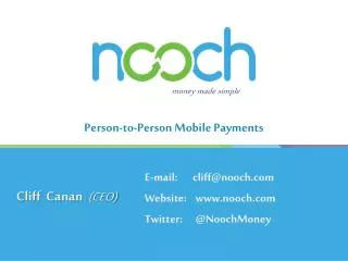 Person-to-Person Mobile Payments
