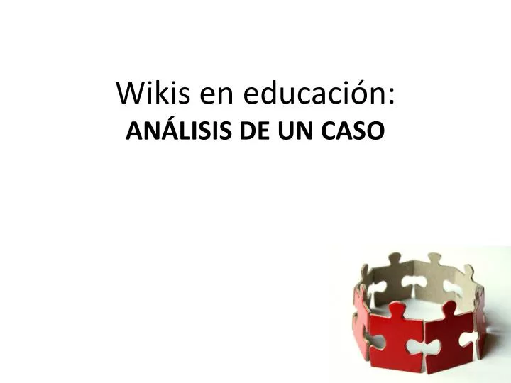 wikis en educaci n an lisis de un caso