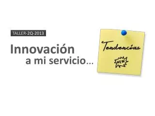 innovaci n a mi servicio