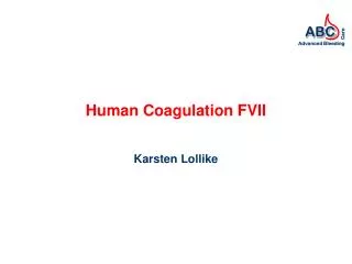 Human Coagulation FVII