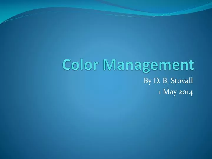 color management