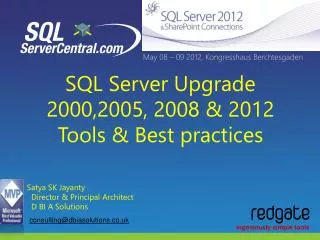 SQL Server Upgrade 2000,2005, 2008 &amp; 2012 Tools &amp; Best practices