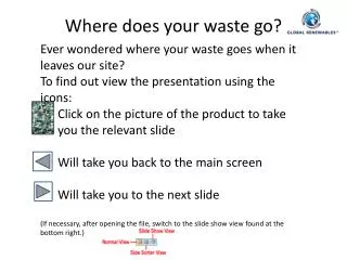 Where does your waste go?