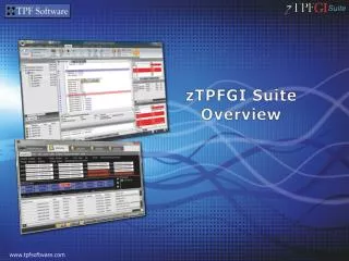 zTPFGI Suite Overview