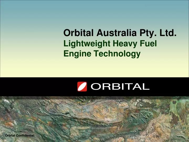 orbital australia pty ltd lightweight heavy fuel engine technology