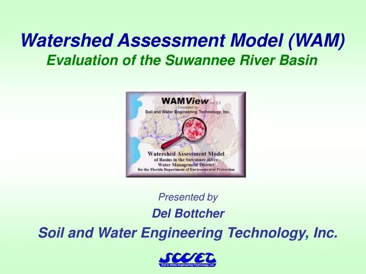 watershed assessment model wam evaluation of the suwannee river basin
