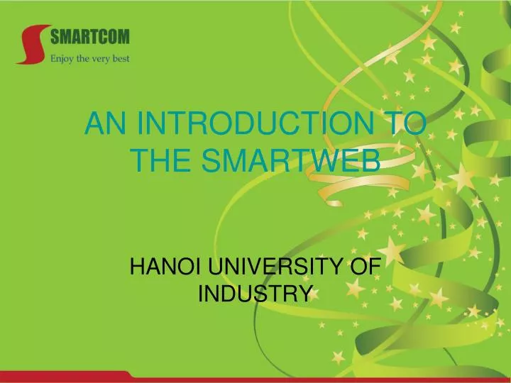 an introduction to the smartweb