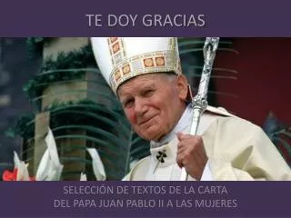 te doy gracias