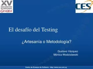 el desaf o del testing