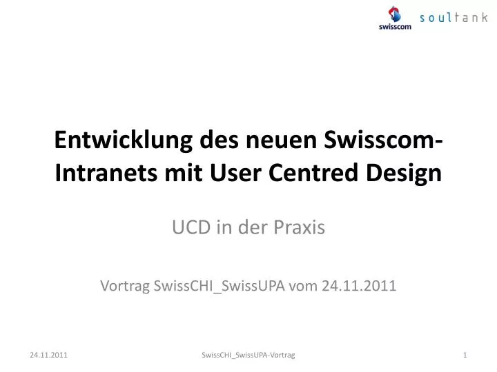 entwicklung des neuen swisscom intranets mit user centred design