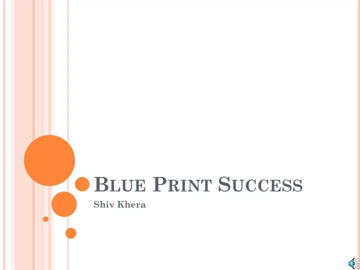 blue print success