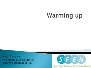 warming up