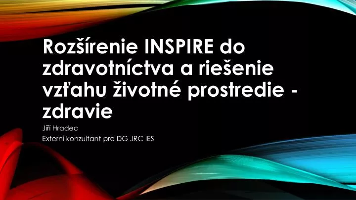 roz renie inspire do zdravotn ctva a rie enie vz ahu ivotn prostredie zdravie