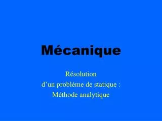 m canique